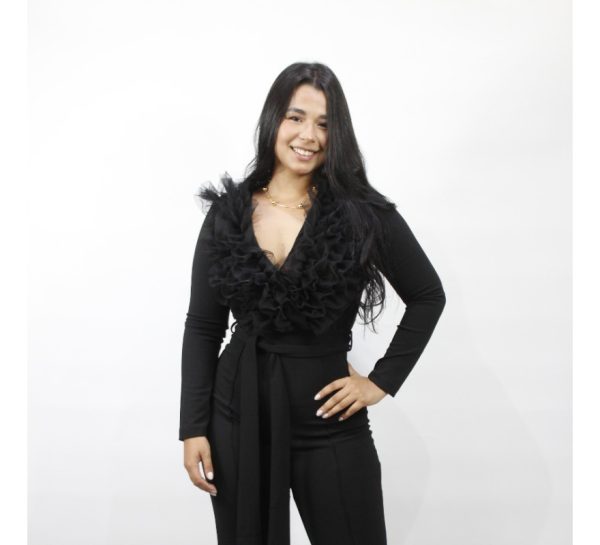 Enterizo Americano Marca Valentin Con Blonda - Imagen 14