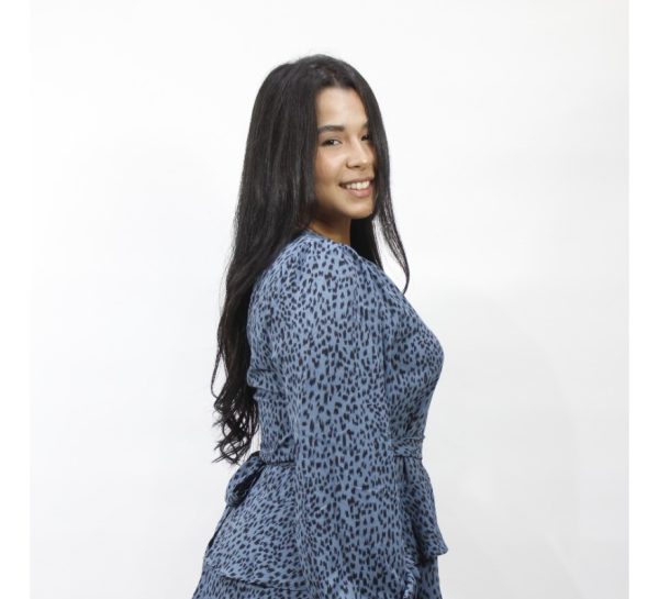 Vestido Americano Marca New In Animal Prin - Imagen 7