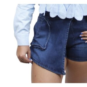 Short Importado   Tipo Falda Marca Poms Tipo Cargo