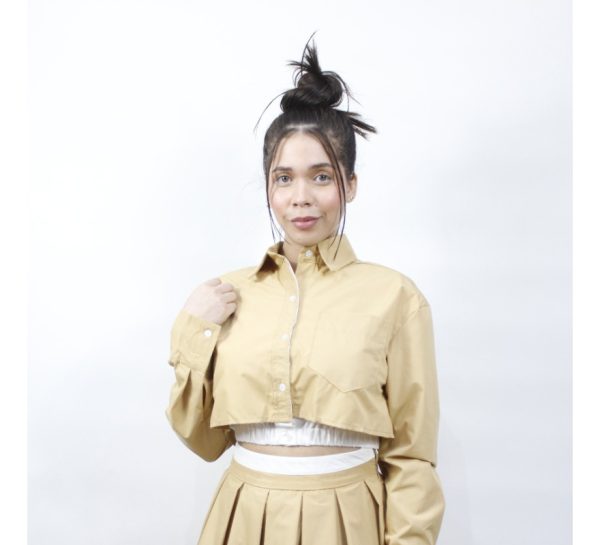 Set Importado Con Manga Y Falda Marca Love Couture - Imagen 3