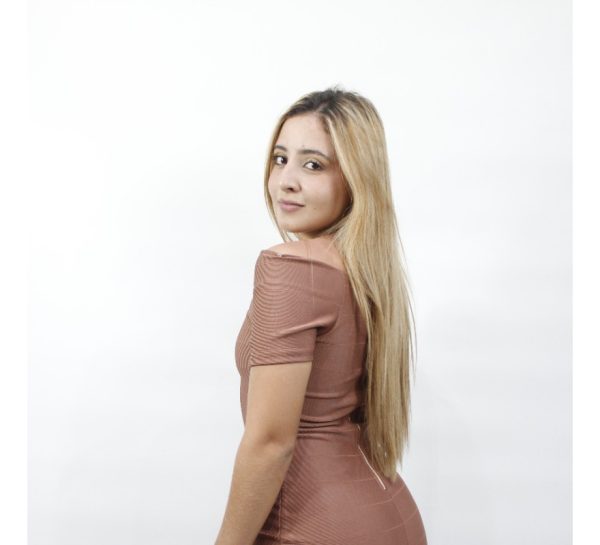 Vestido Americano Marca Haute Monde Tipo Stress Con Manga - Imagen 6