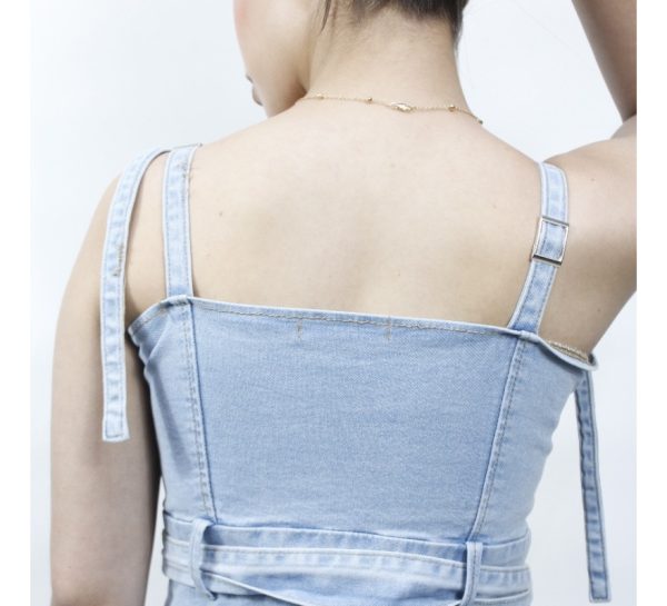 Top Aimportado Marca Salvaje De Jeans - Imagen 5