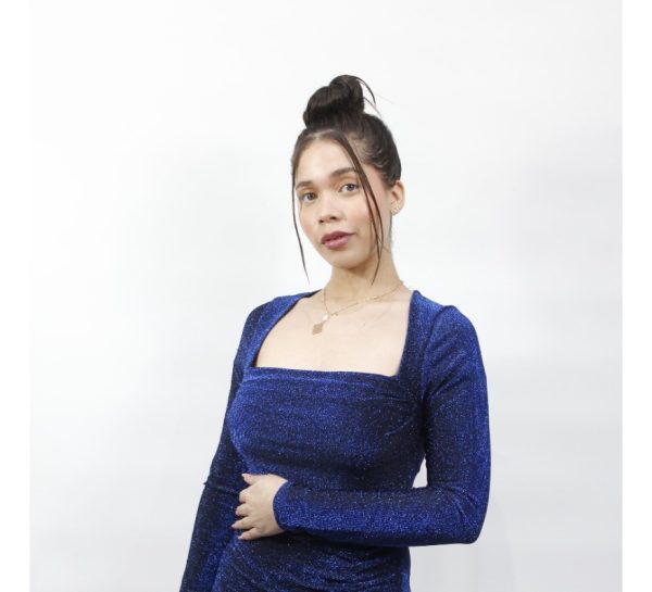 Vestido Americano Marca Iris Con Mangas Acurrugado - Imagen 4