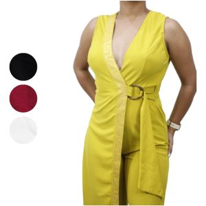 Enterizo Importado Eva Fashion Sin Manga