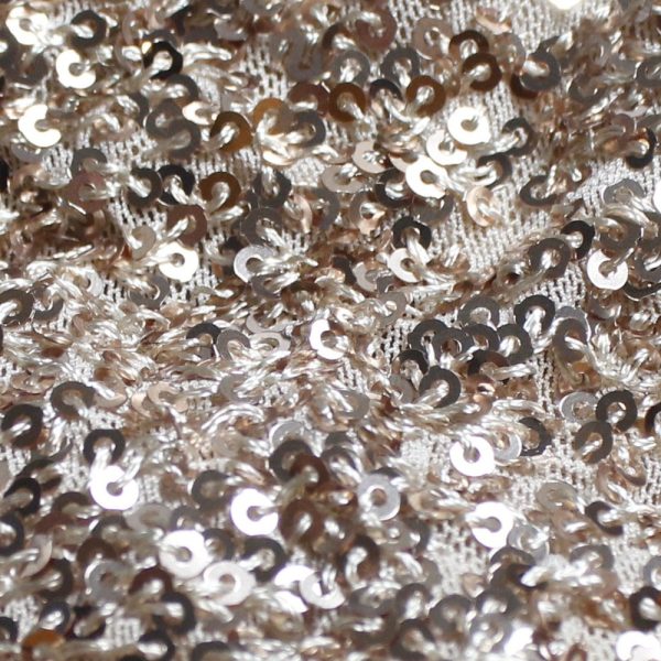 Vestido Americano Marca Iris  Sin Mangas Con Lentejuelas - Imagen 9
