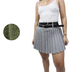 Falda  Americana Marca Haute Monde Flisada Doble Correa