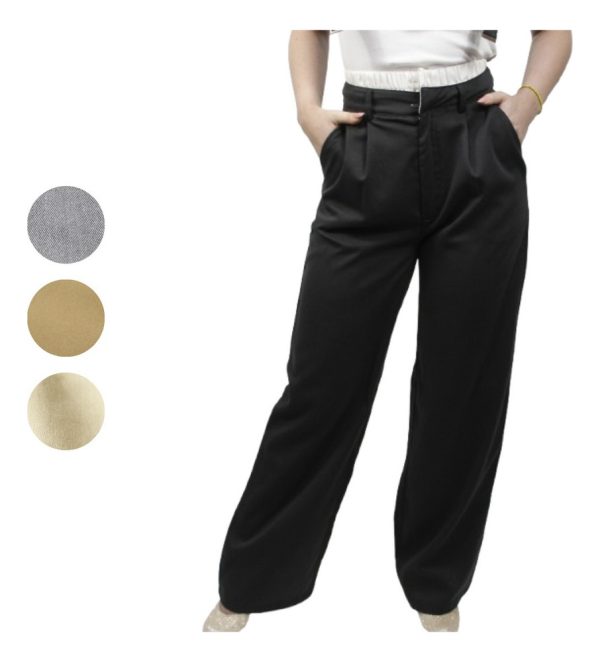 Pantalon Importado Marca Love Couture Doble Pretina