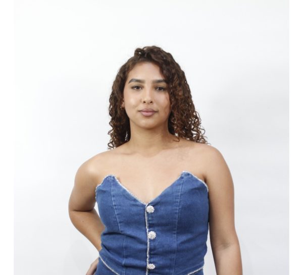Enterizo Importado Marca Fashion House Jeans  Con Brillante - Imagen 6