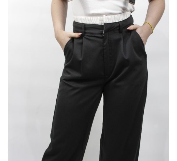 Pantalon Importado Marca Love Couture Doble Pretina - Imagen 4