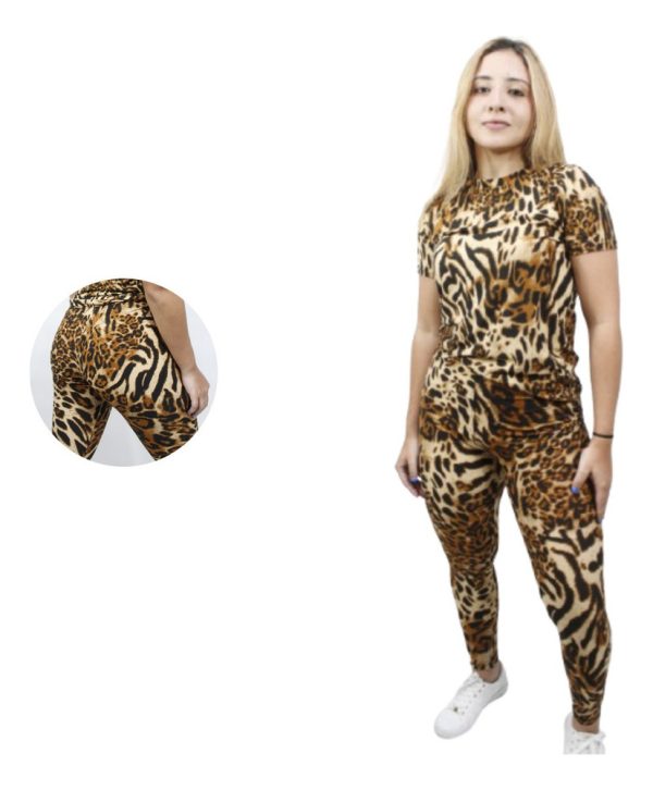 Set Americano Marca Love Poem Tipo Animal Prin - Imagen 6