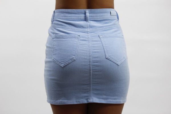Falda Americana Marca Black Lavel Tela De Pana - Imagen 4
